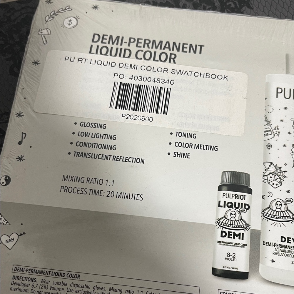 Pulp Riot Faction 8 Color Swatch Book - Picture 11 of 11